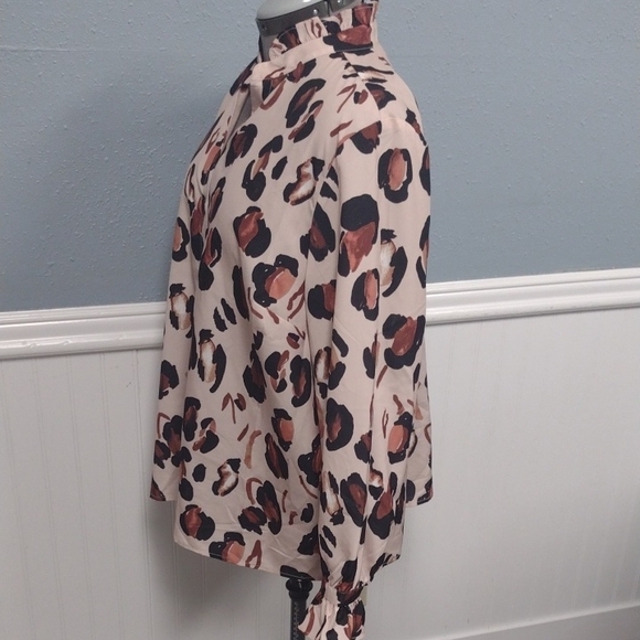 Eloquii Black and Brown Blouse, Office, Formal,Elegant. - Picture 7 of 16